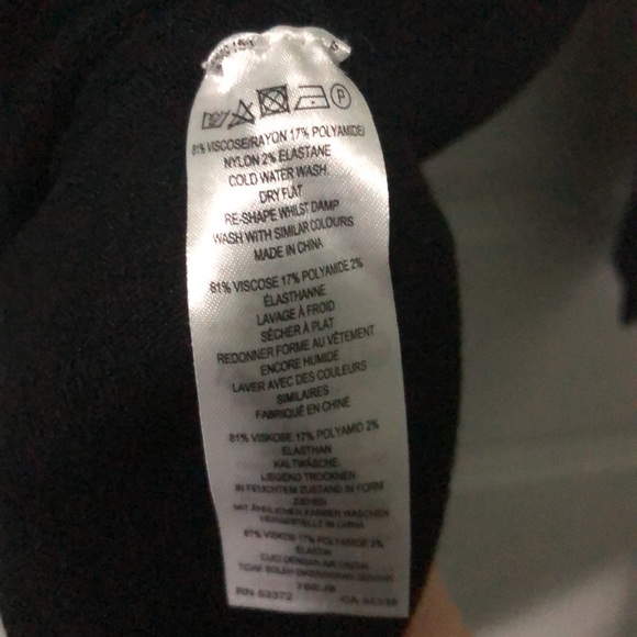 French Connection Sweater Dress, black, medium (fit: US size 4/6) - Picture 3 of 3